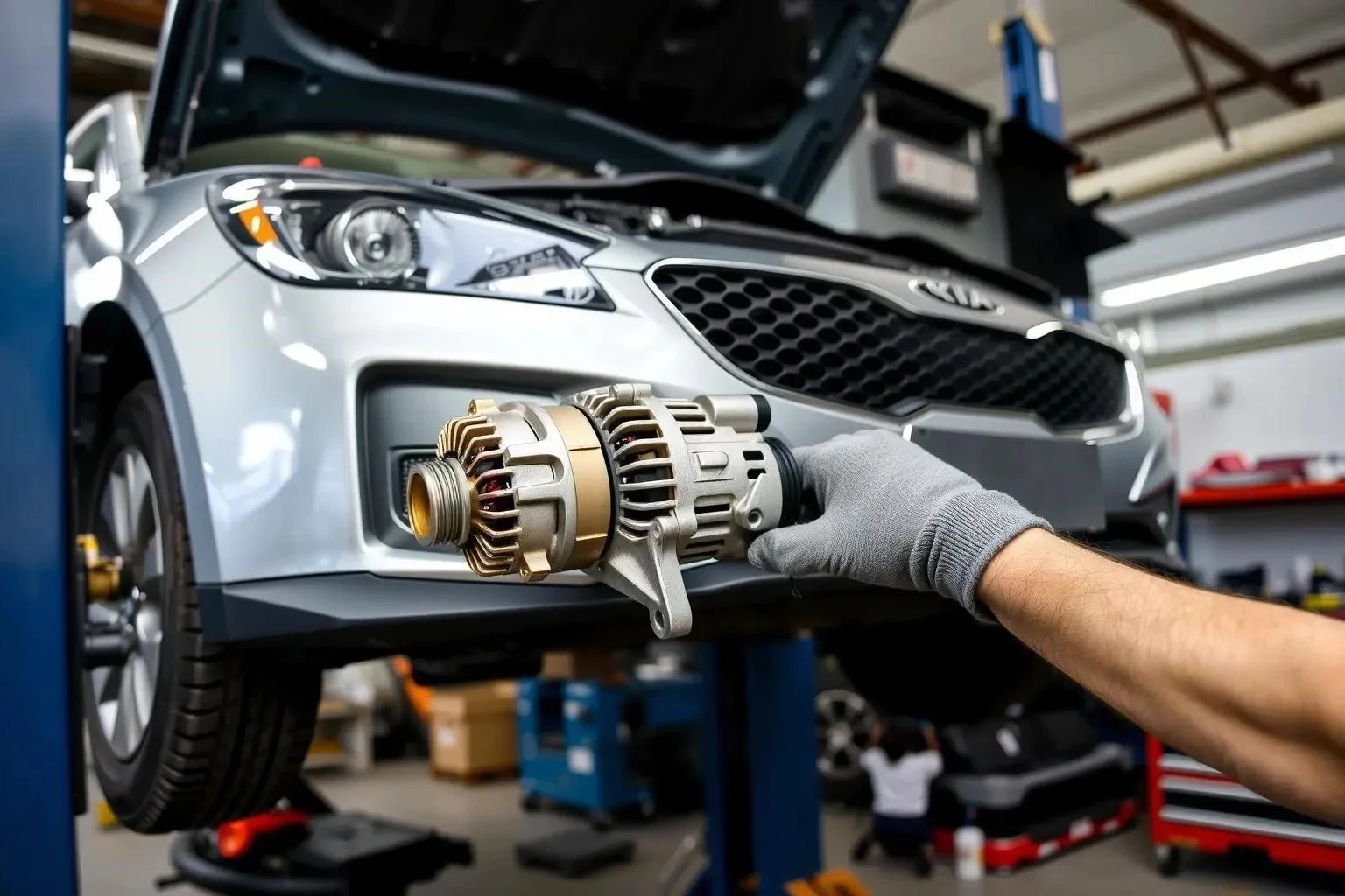 Автомобильный генератор Kia Spectra: особенности, характеристики и диагностика