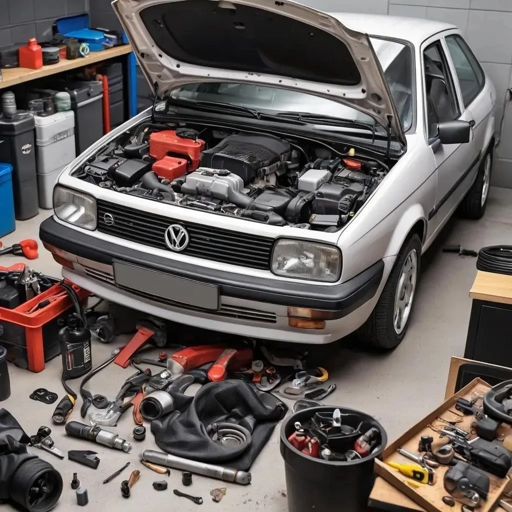Самостоятельная замена ремня ГРМ на Volkswagen Polo 1.4